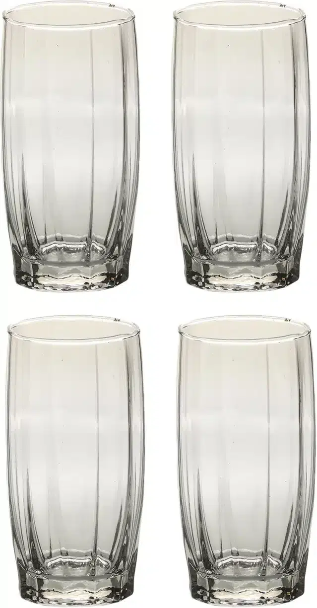 Liquor cum Cocktail Glasses, Transparent, 400 ml, Pack of 4