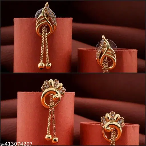 Latest Design Earrings/Studs/Bali Combo For Women'S/Girls