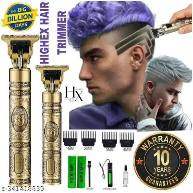 Buddha Style Trimmer for Men, Golden
