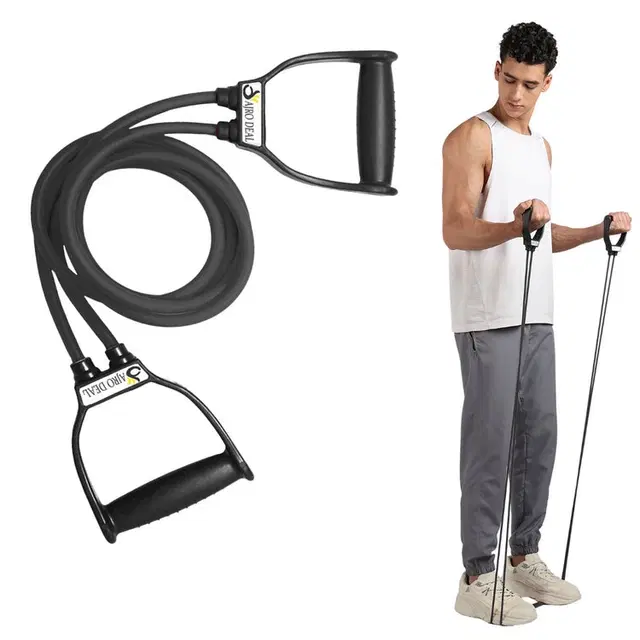 Double Toning Resistance Pull Rope ,(Black)