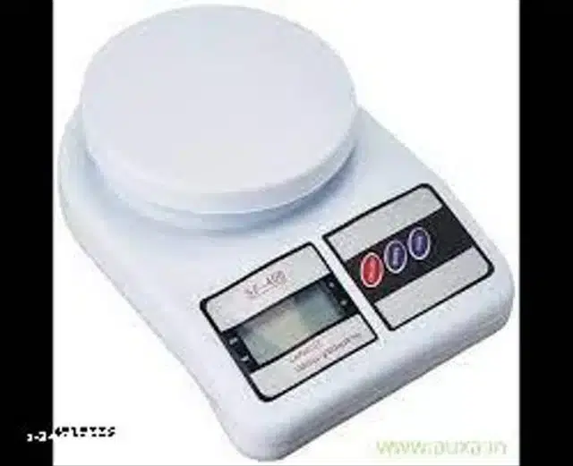 Electronic Digital Weight Machine, White