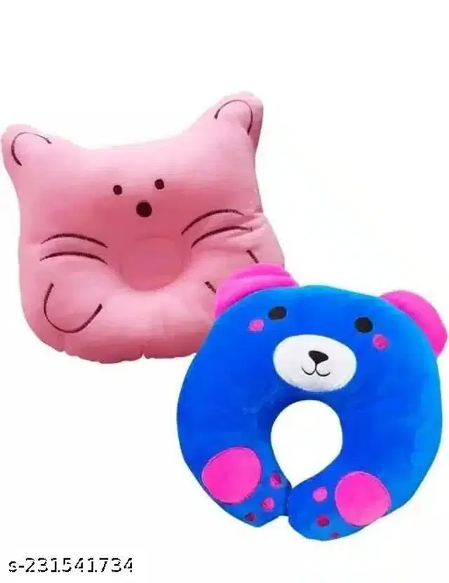 Pillow for Baby, Blue & Pink, Pack of 2