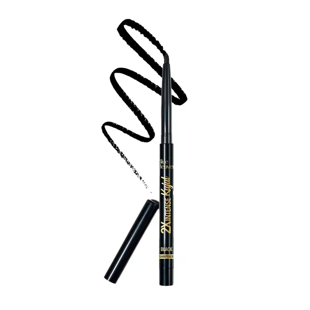 Blue Heaven 2X Intense Kajal Pencil, Blackshock, 0.30g (Pack of 1)