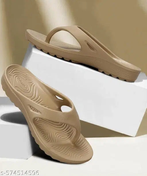 Paragon EVA Flip-flops for Women (Yellow, 5)