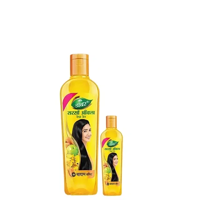 Dabur Sarson Amla Hair Oil 500 ml + Free Sarso Amla 100 ml