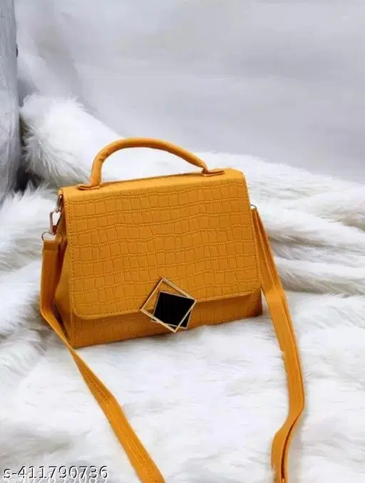 TRUE FASHION. Sling Bag for Women (Yellow, Free size)