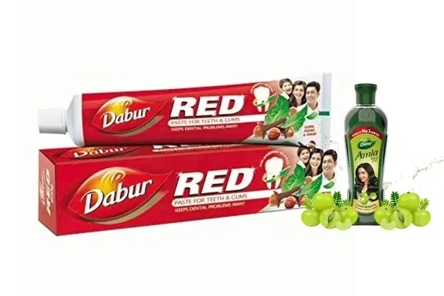 Dabur Red Tooth Paste 100 g + Dabur Amla Hair Oil 28 ml Free