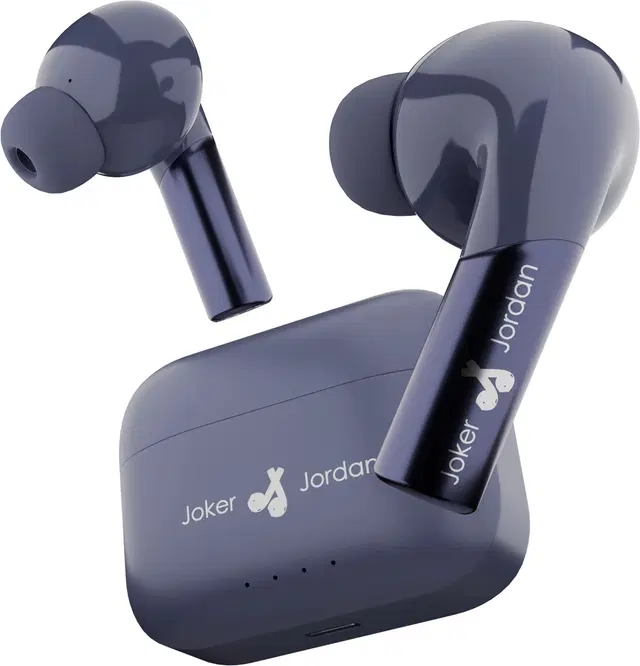 Joker And Jordan JanPods TWS Earbuds with 100 HRS Playtime,(50ms Low Latency), Bluetooth v5.3 Bluetooth  (Earbuds Blue, In the Ear)
