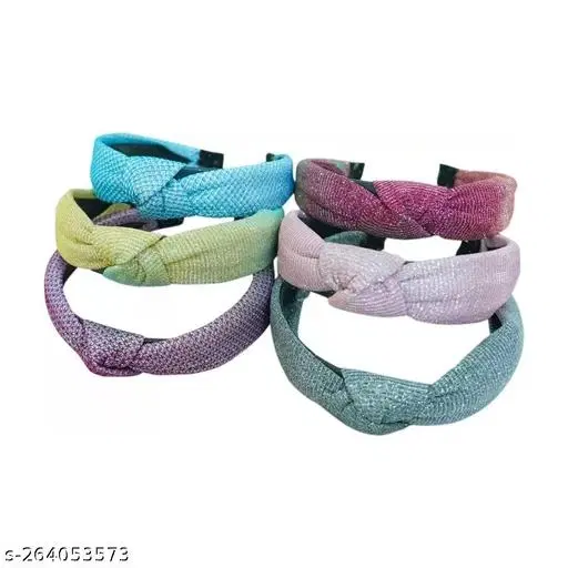 Hair Bands Set for Women, Pack of 6 (Multicolor)