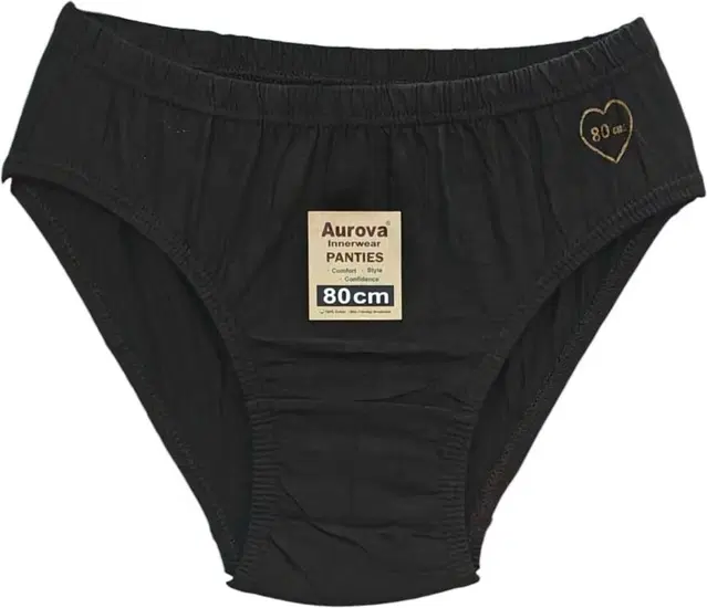 Cotton Blend Briefs for Women, Multicolour (3XL)