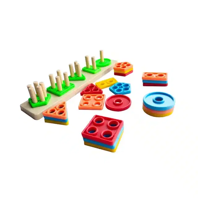 Educational Learning Puzzle Toys for Kids, Multicolor, Set of 1