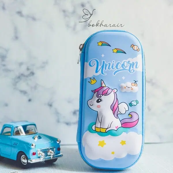 Unicorn 3D EVA Hard TOP Stationery Pouch Pen Pencil KIT School Supplies Unicorn 3D EVA Hard TOP Stationery Pouch Pen Pencil KIT,  Art EVA Pencil Box, Pack of 1, Multicolor