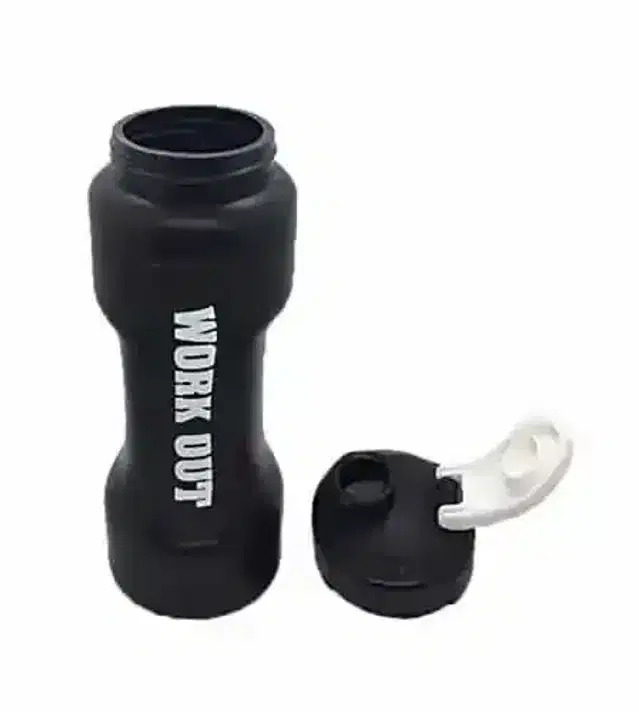 Aravi Protein Shake Sipper Bottle, Black