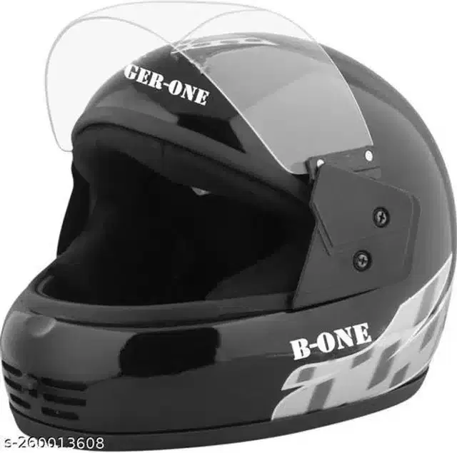 Full Face Helmet For Men & Women, Black