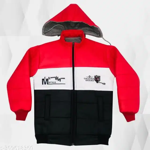 Nylon Full Sleeves Hooded Jacket for Girls (Multicolor, 9-12 Months)