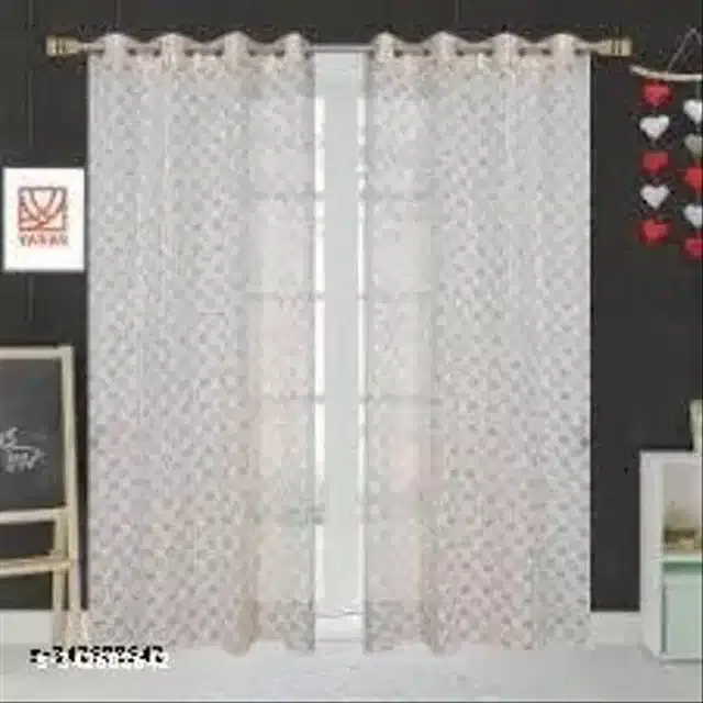 Net Curtain for Window, Multicolor, 5 Feet