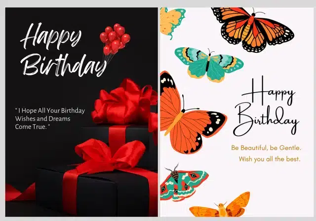 Birthday Greeting Card, Multicolor