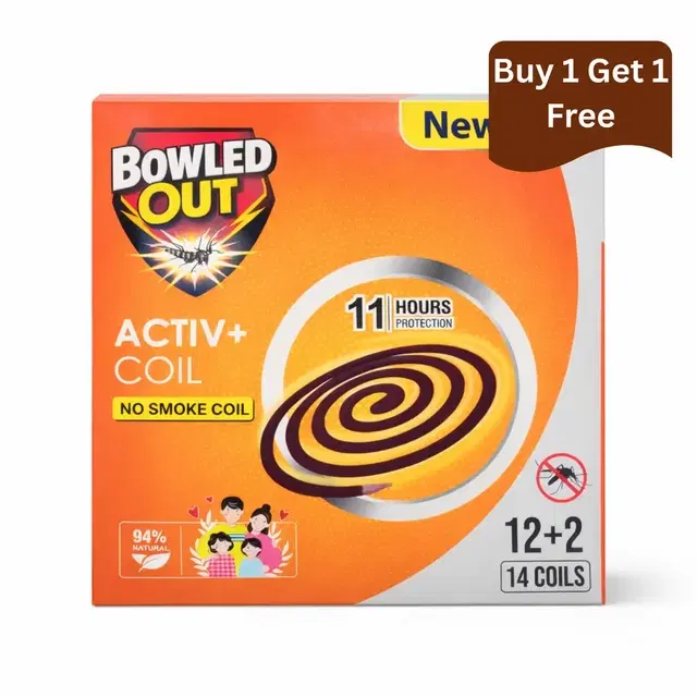 Bowled Out No Smoke Coil Red (12+2 Coils) (Buy 1 Get 1 Free)