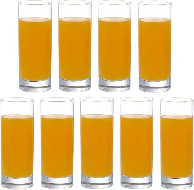 Liquor cum Cocktail Glasses, Transparent, 300 ml, Pack of 9