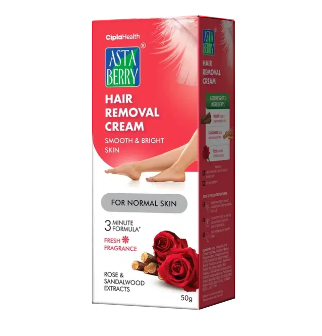 Astaberry Hair Removal Cream For Normal Skin 50 g