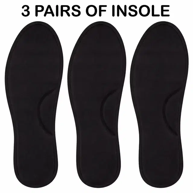 Memory Foam Shoes Insole, Comfortable & Soft 3 Pair of Pads