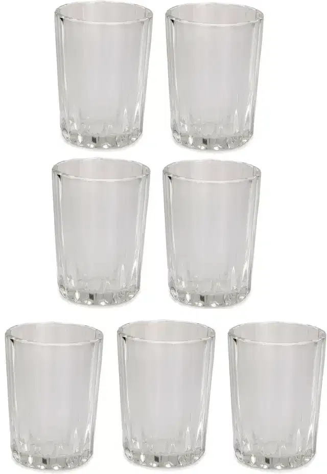 Liquor cum Cocktail Glasses, Transparent, 200 ml, Pack of 7