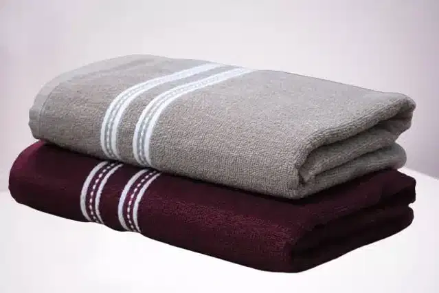 Bath Towel, 27x54 inches, Pack of 2, Multicolor