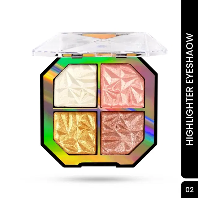 Seven Seas Moon Face Highlighter & Eyeshadow Palette, Multicolors (12 g)