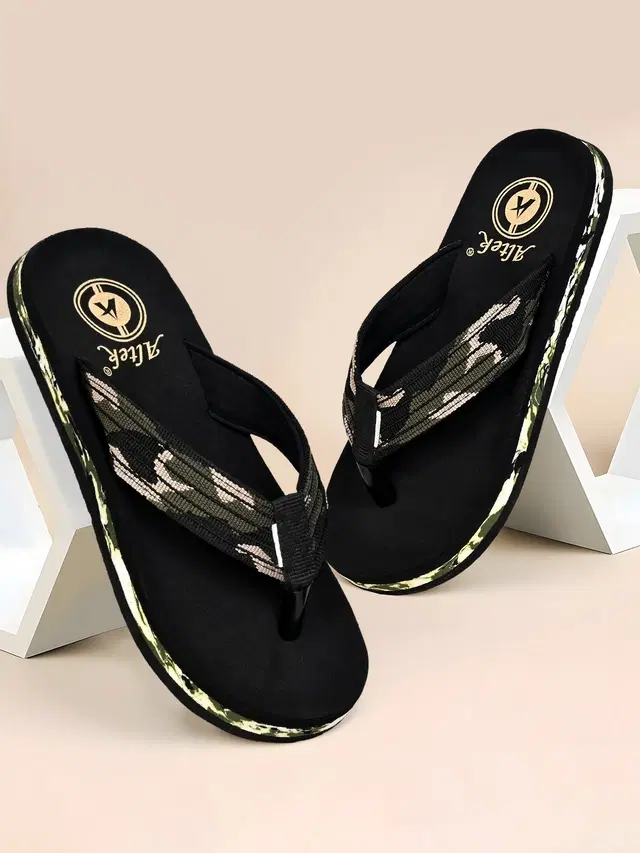 Slippers for Men, Olive (6)