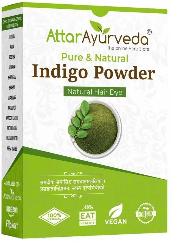 Attar Ayurveda Indigo Powder, 200 g