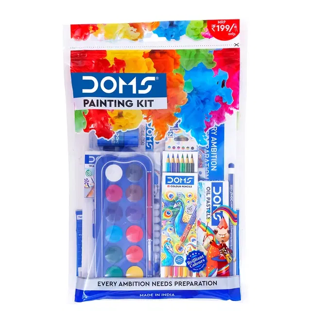 DOMS Painting Kit, 9 Pcs, Pack of 1