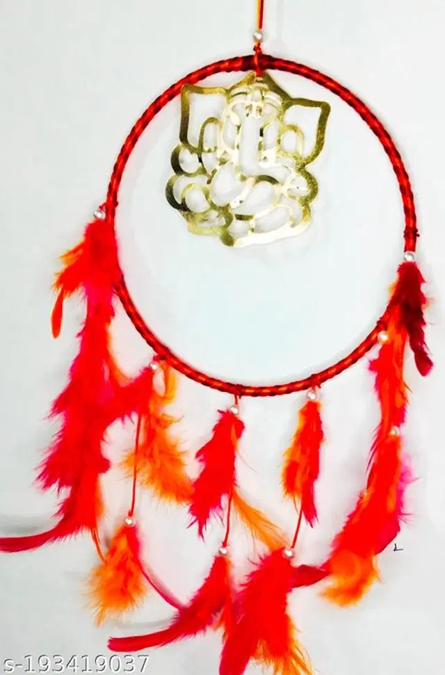 Feather Wall Hanging Dream Catcher, Multicolor