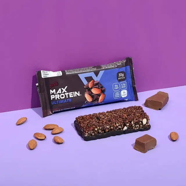 Ritebite Max Protein Ultimate Choco Almond 30 g Protein Bar 100 g