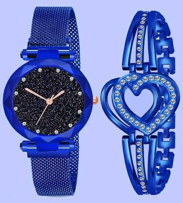 Analog Watch For Womens (Blue) (WS-291)