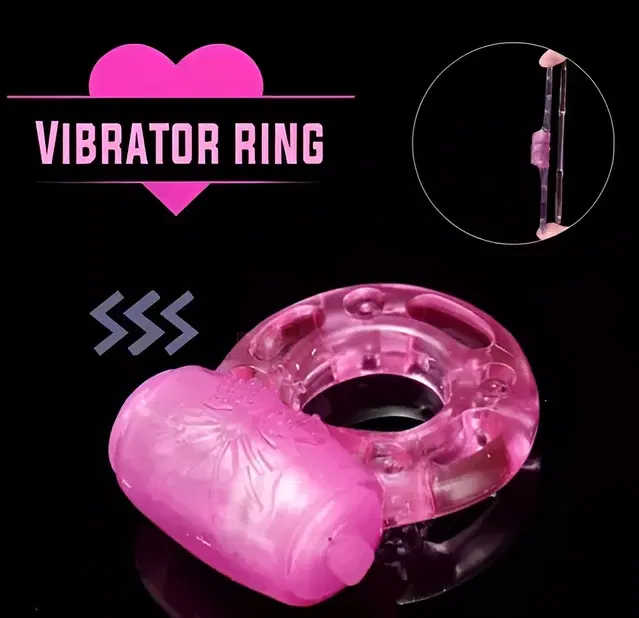 Penis Vibrator Ring for Men, Pink