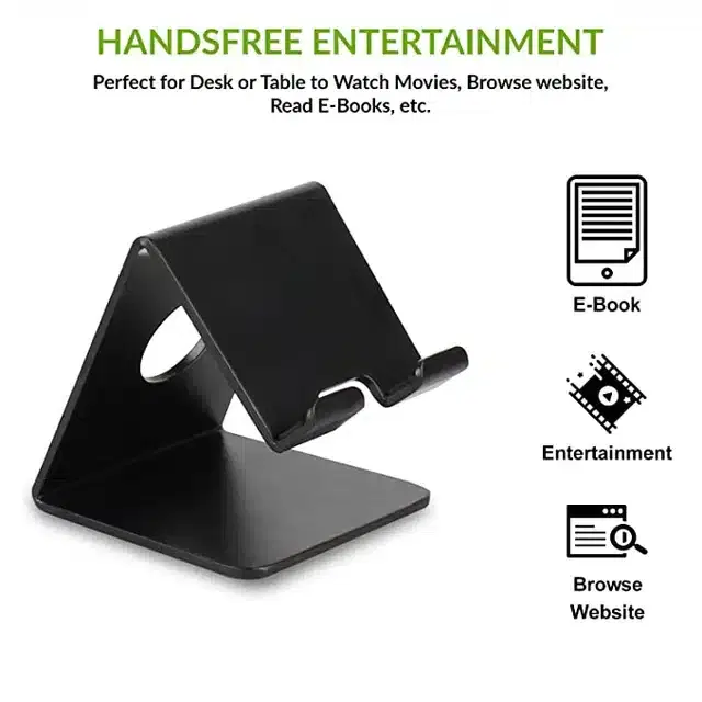 Double Sided Tabletop Mobile Holder, Black