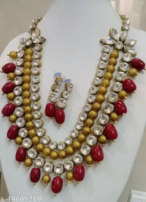 Shimmering Unique Jewellery Set for Women, Green