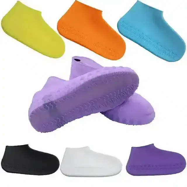 Kudos Silicone Boot And Shoe Covers Waterproof Rain Socks Silicone Rubber Shoe Protectors For Indoor