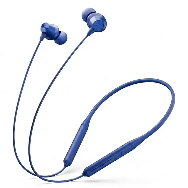 TECHFIRE T60 Pro Bluetooth Neckband with ANC/ENC [Blue]