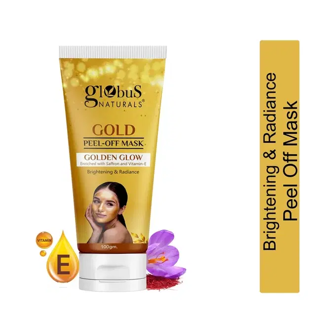 Globus Naturals Gold Peel Off Mask For Golden Glow 75 g