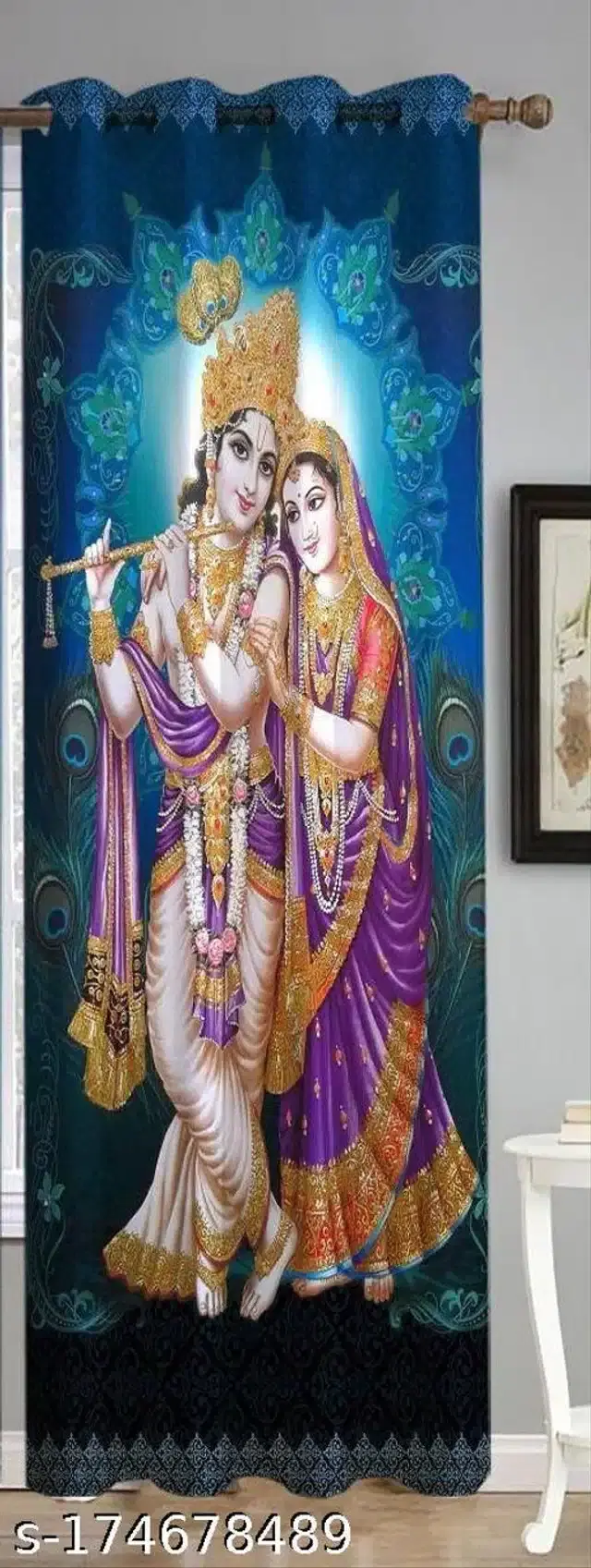 Curtains for Door, Multicolor, 5 Feet