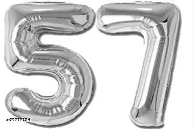 Number Foil Balloon, Assorted, Pack of 1
