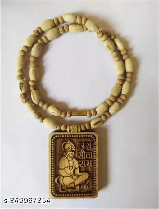 Tulsi Kanthi Mala for Men (Yellow, Pack of 1)