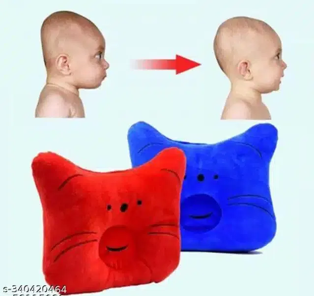 Pillow for Baby, Red & Blue, Pack of 2