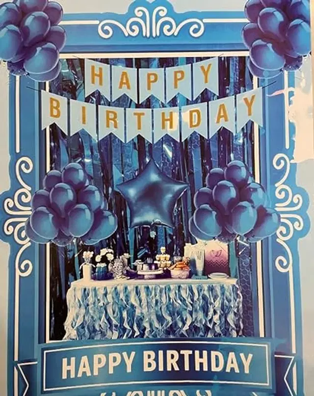 Birthday Decorations Kit, Multicolor, Set of 36