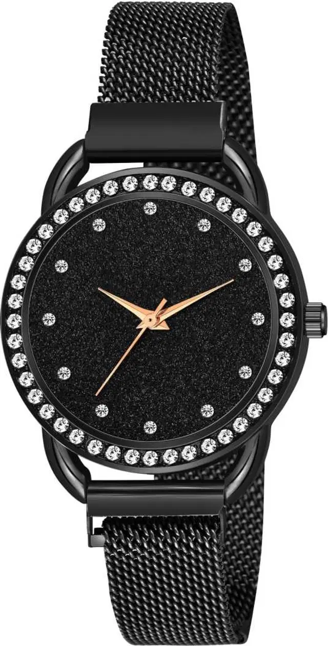 Metal Strap Analog Watch for Women & Girls (Multicolor)