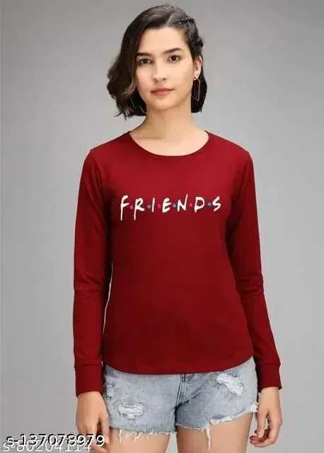 Women's Full Sleeves Sweatshirt (Maroon, M) (PC-82)