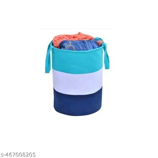 Non-woven Laundry Basket, Multicolour ,  (Pack Of 1)