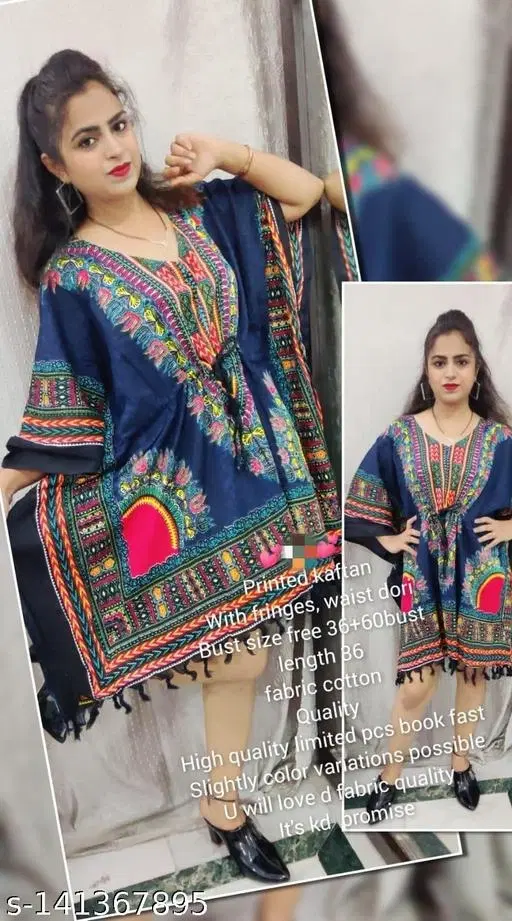 Dress for Women (Multicolor, L)