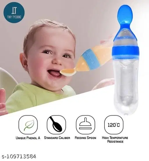 Yv Baby Spoon Food Feeder Silicone Baby Teeth & Dental Care